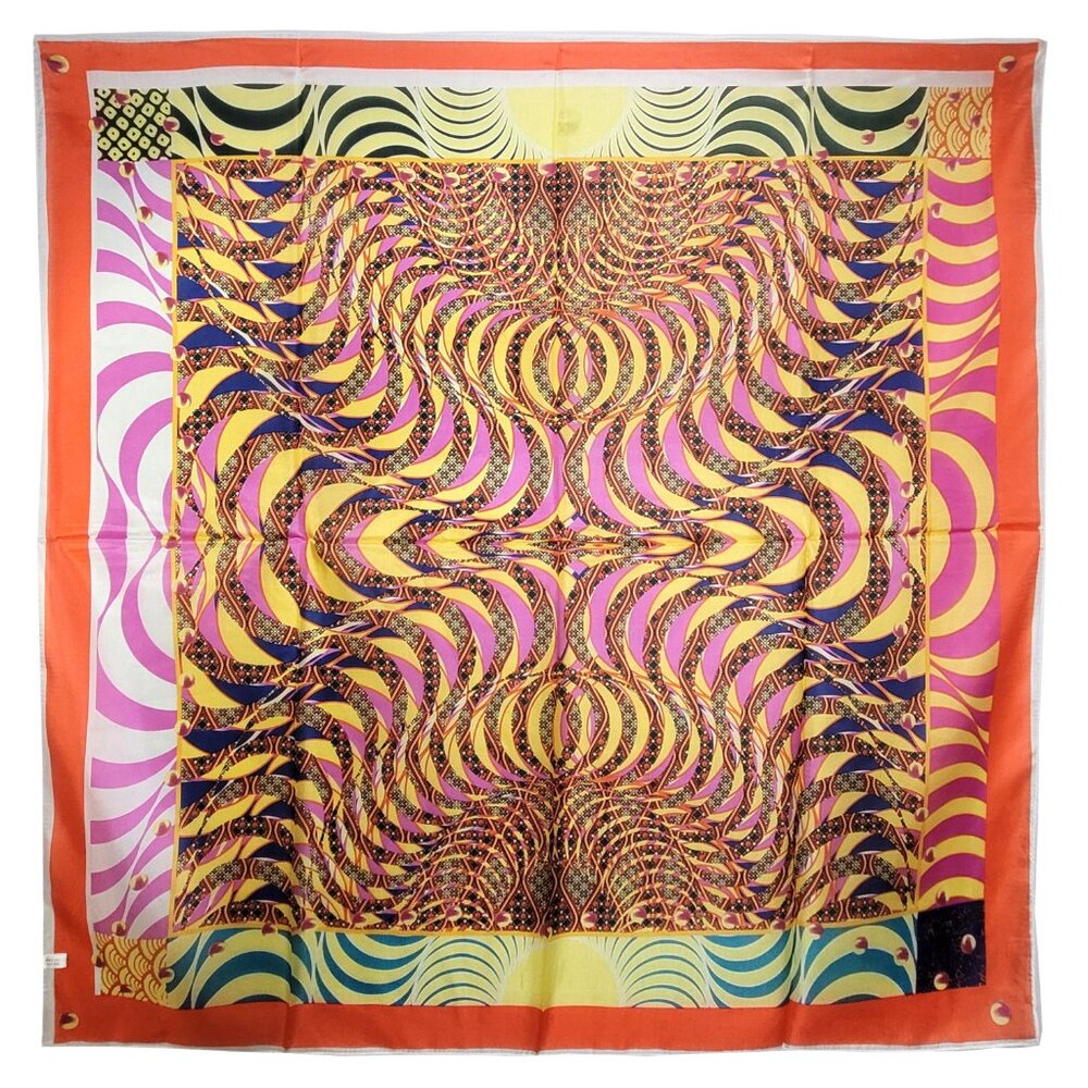 CNWT Genuine 100% Mulberry Silk Chiffon Scarf 42"x42" Large Square Shawl SAD8002
